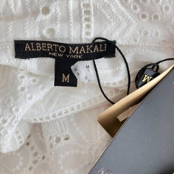 Alberto Makali Eyelet Puff Sleeve Mini Dress - Picture 7 of 7